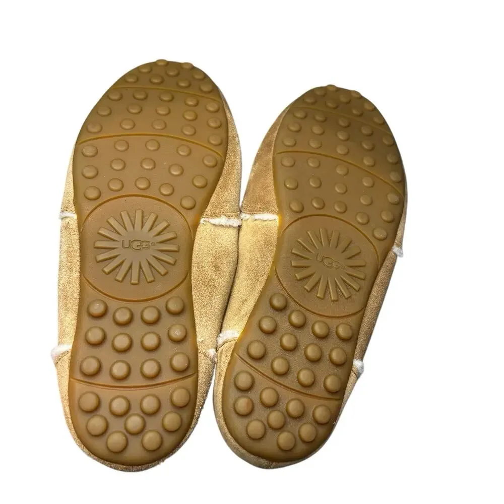 Uggs Bailey Moccasin Slippers Shoes Tan Size 4